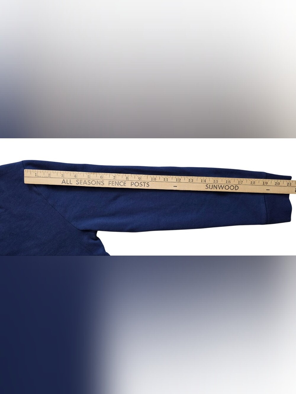 Life Is Good Small Navy Blue Sun Graphic Crewneck Casual Cozy Sweatshirt - Picture 8 of 9